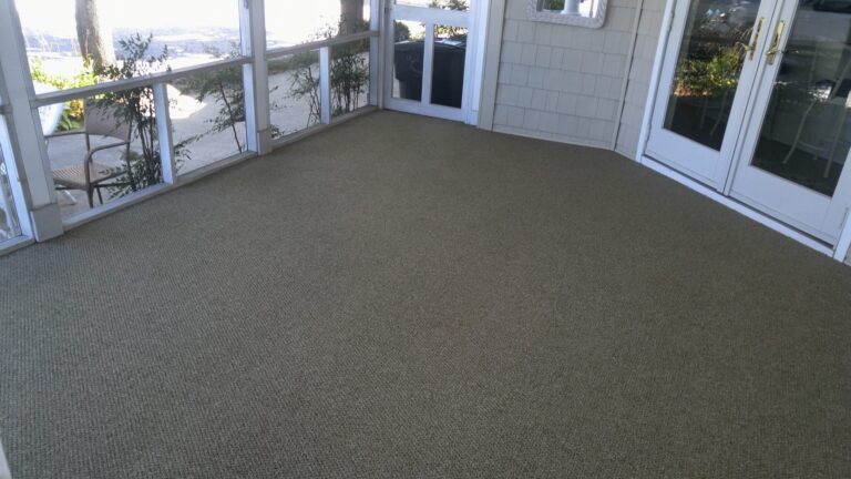 Carpet on Porch