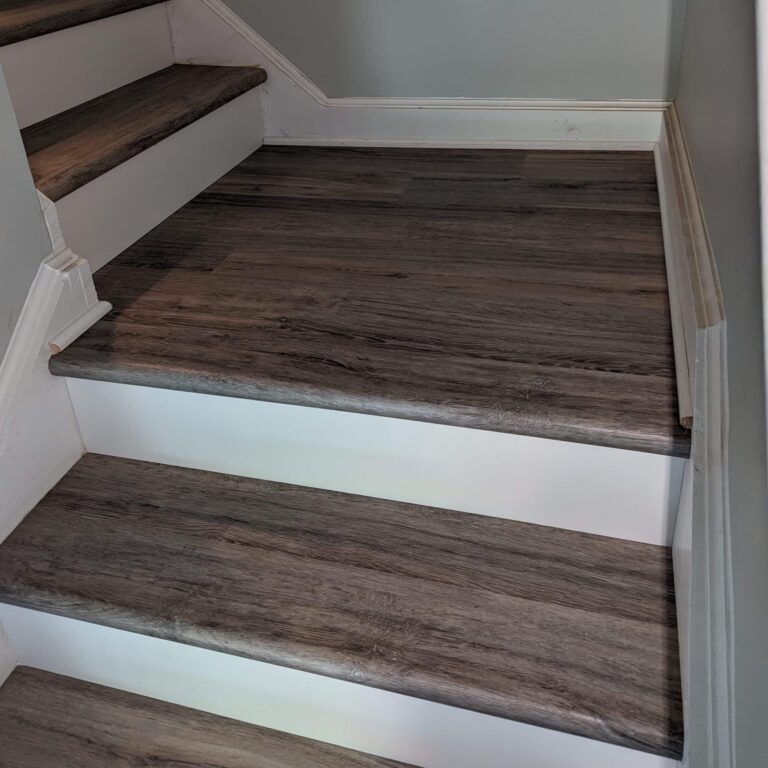 Vinyl Floor On Landing and Stairs