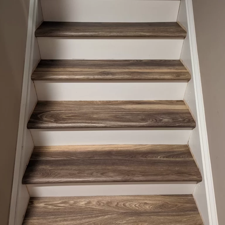 Vinyl Plank on Stairs